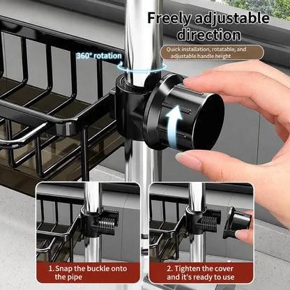 2026 New Arrival👩‍🍳 Kitchen Sink Faucet Organizer