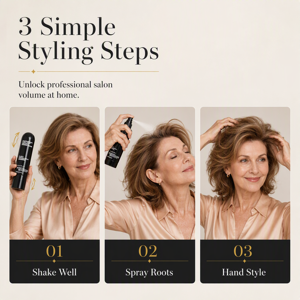 Ageless Volume – Effortless Lift, Natural Fullness & All-Day Hold