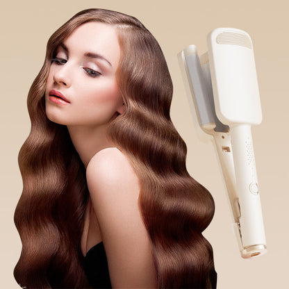 Wave Curling Iron, Fast Heating Adjustable Temperature, 1.6m Extension Cord, Suitable for Any Hairstyle Hair Type