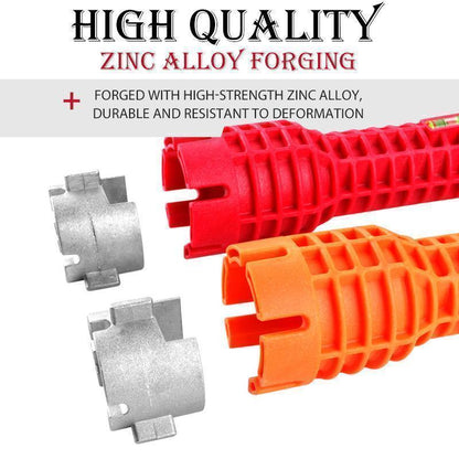 Take the hassle out of plumbing with one smart, easy-to-use tool that makes installing and removing faucet nuts, basin fittings, and valves faster, smoother, and more convenient.
