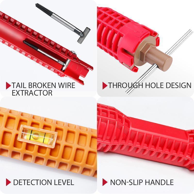 Take the hassle out of plumbing with one smart, easy-to-use tool that makes installing and removing faucet nuts, basin fittings, and valves faster, smoother, and more convenient.
