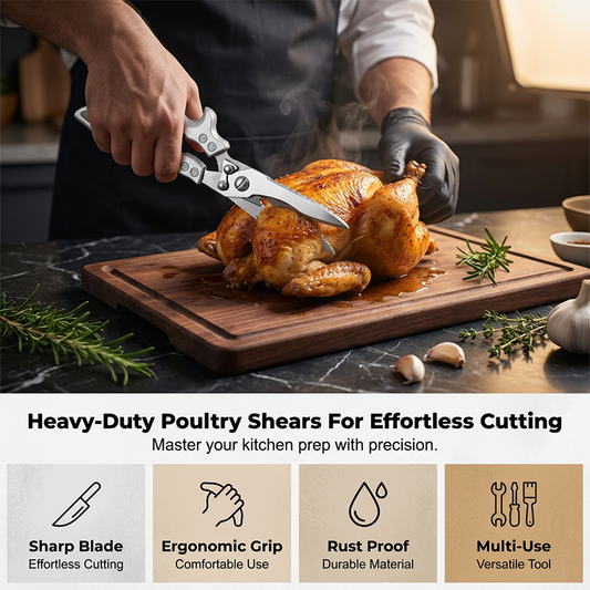 Precision-Crafted Stainless Steel – Lasting Sharpness, Exceptional Durability