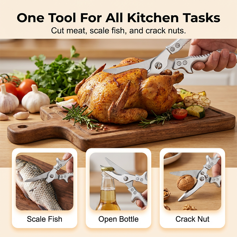 Precision-Crafted Stainless Steel – Lasting Sharpness, Exceptional Durability