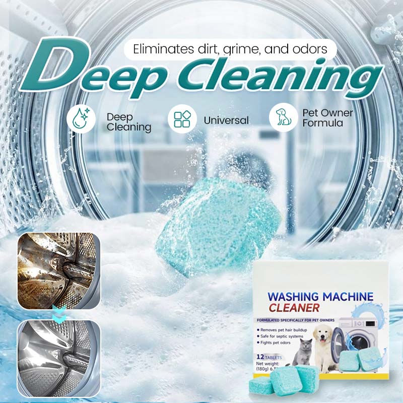 Washing Machine Cleaning Tablets – Powerful Deep Clean, Lasting Freshness