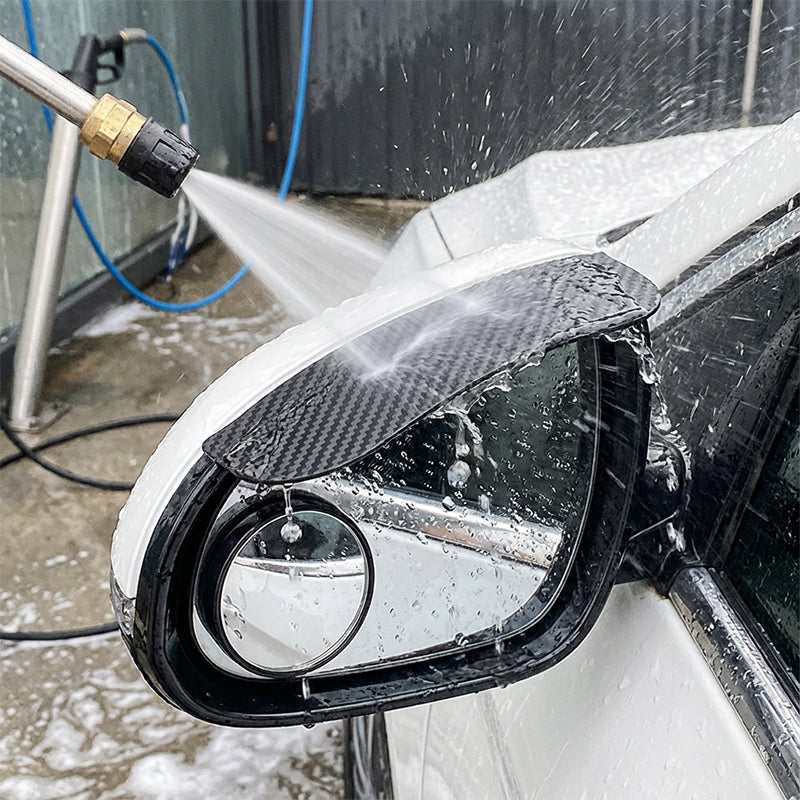 Enjoy clearer, safer driving in any weather with a smart 2-in-1 design that combines rain protection and a 360° rotatable blind spot mirror for enhanced visibility and confidence on every journey.