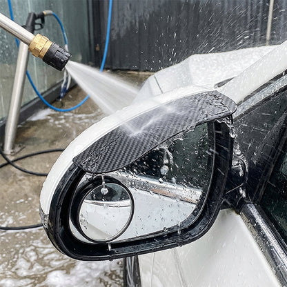 Enjoy clearer, safer driving in any weather with a smart 2-in-1 design that combines rain protection and a 360° rotatable blind spot mirror for enhanced visibility and confidence on every journey.