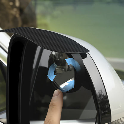 Enjoy clearer, safer driving in any weather with a smart 2-in-1 design that combines rain protection and a 360° rotatable blind spot mirror for enhanced visibility and confidence on every journey.