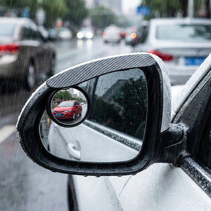 Enjoy clearer, safer driving in any weather with a smart 2-in-1 design that combines rain protection and a 360° rotatable blind spot mirror for enhanced visibility and confidence on every journey.