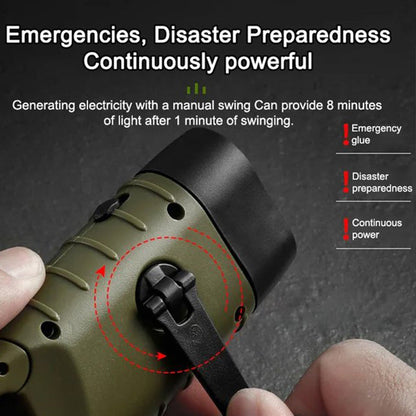 Always Ready – Solar & Hand-Crank Power for Reliable Illumination