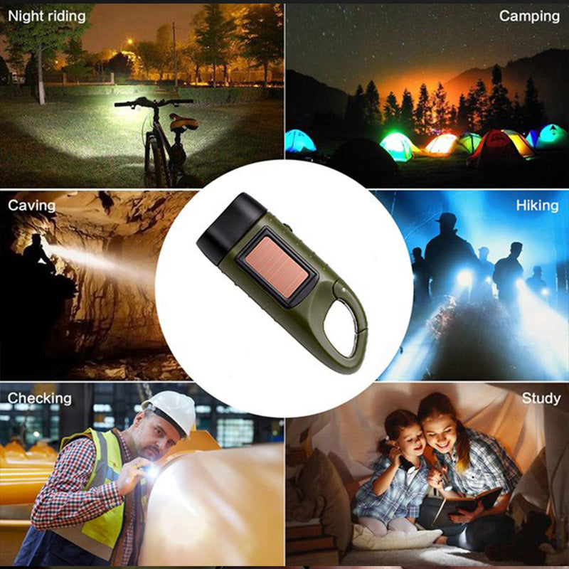 Always Ready – Solar & Hand-Crank Power for Reliable Illumination