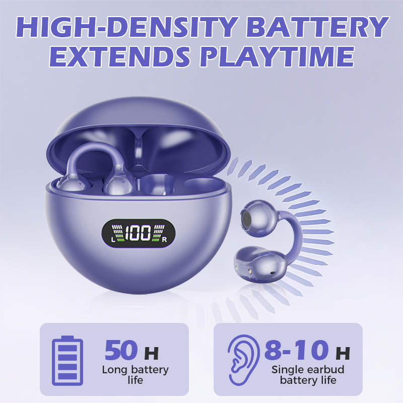 Experience all-day comfort with a featherlight, flexible open-ear design and immerse yourself in rich, crystal-clear surround sound that adapts effortlessly to every song, call, and moment.